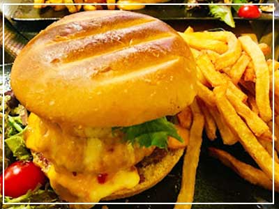 Spécialités burger du restaurant L'Évidence